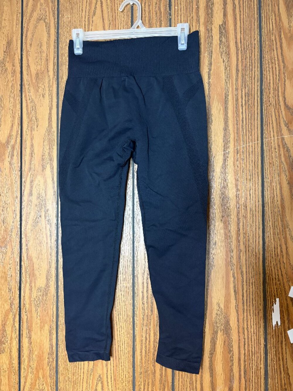 Halara Seamless Flow High Waisted Ruched 7/8 Yoga Leggings XL Black